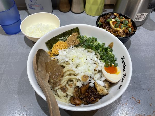 「まぜそば大」@麺Dining Number Nine 09の写真