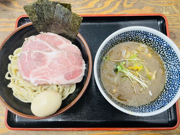 「特製つけ麺(中盛) 1080円」@つけ蕎麦 えん藤の写真