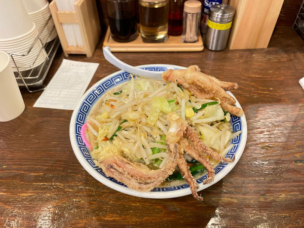 「ゲソ揚げタンメン」@トナリ 丸の内店の写真