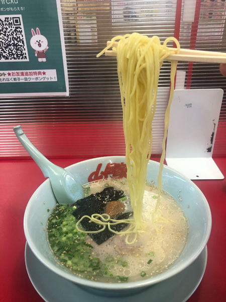 「朝ラーメン490円」@ラーメン山岡家 岡山奥田店の写真