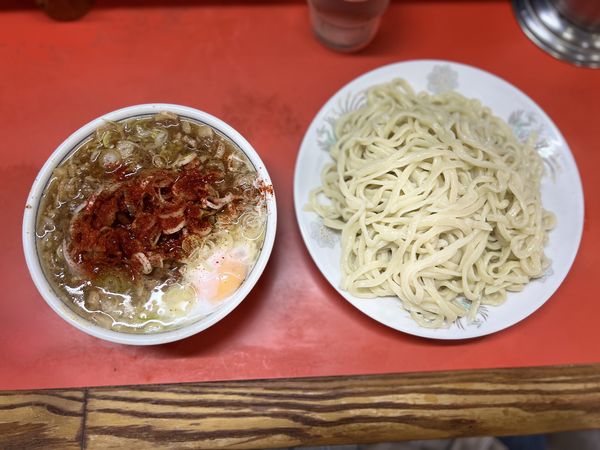 「チャーシュー・玉子つけメン(ちょい辛)1250円」@つけめん 丸長 桜台店の写真