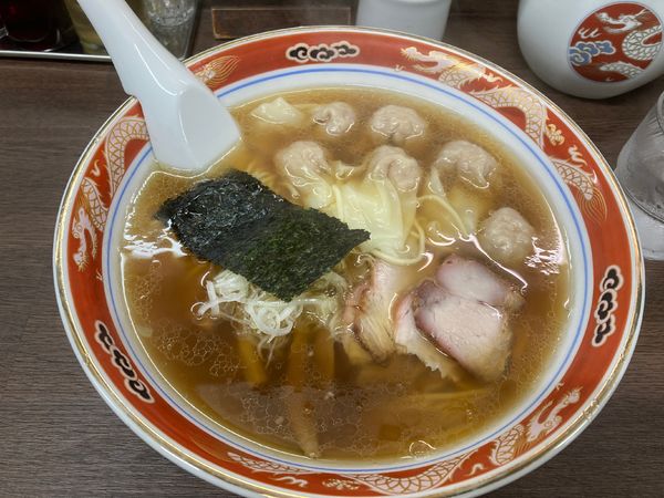 「ワンタンメン」@支那ソバ かづ屋の写真