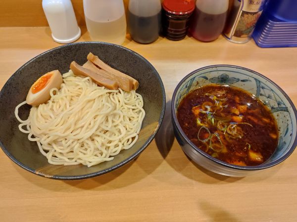 「醤油つけ麺」@焦がしネギらーめん 葱次郎 大宮東口店の写真