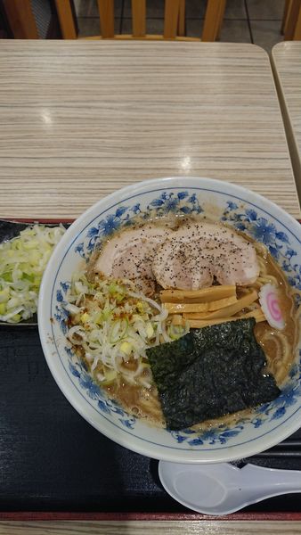 「中華そば+ネギ増し」@次念序 モラージュ菖蒲店の写真