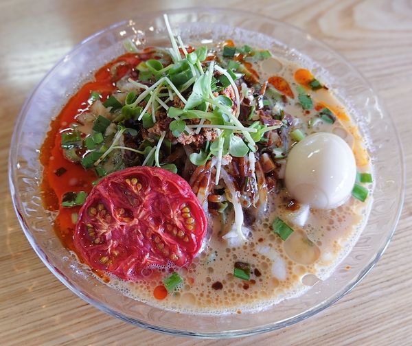 「冷やし担々鶏そば【期間•数量限定】」@麺 㐂色の写真