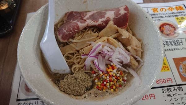 「特濃煮干しらーめん＋ラーパスで大盛」@麺のhacoの写真