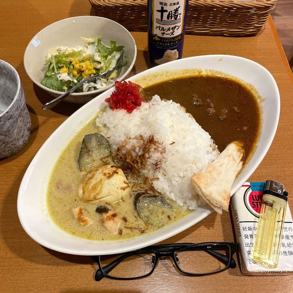 「ハーフ＆ハーフセット」@クレオール一歩の写真