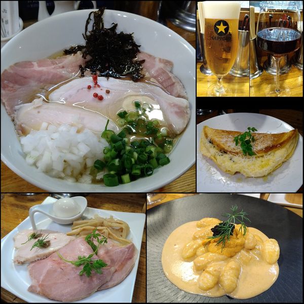 「【本日のオススメ】二種煮干らーめん（真鰯・片口）￥1000」@麺庵 小島流の写真