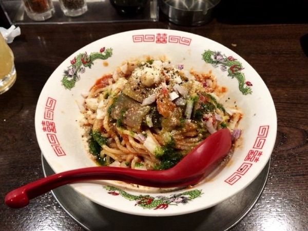 「冷たいトマトそば」@立ち呑み居酒屋 金町製麺の写真