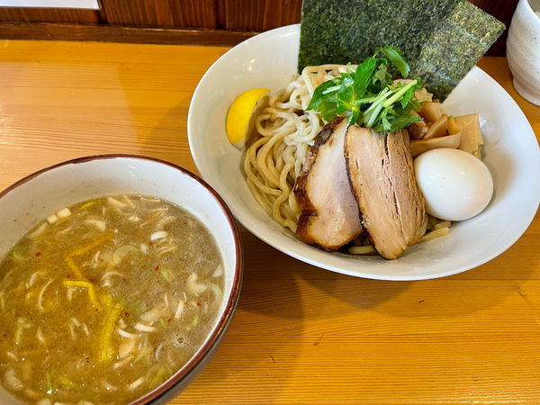 「塩つけそば+全部のせ」@麺や 吉四 KiCCHOの写真