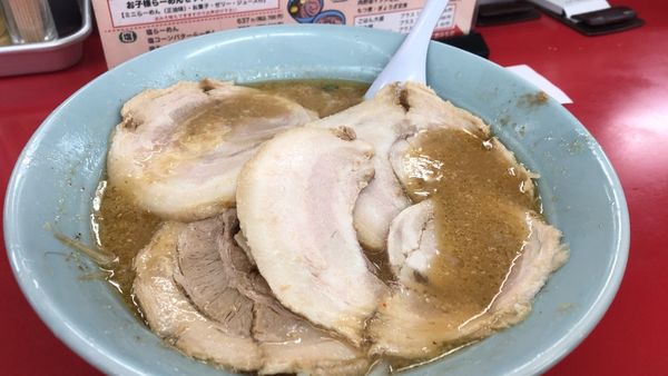 「みそチャーシュー」@くるまやラーメン 新座店の写真