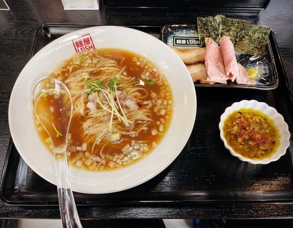 「限定　浅利醤油らぁ麺」@麺屋LUSH 仙台店の写真