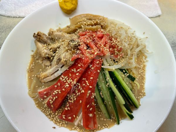 「冷やし中華胡麻」@とむちゃんラーメン 246深沢店の写真