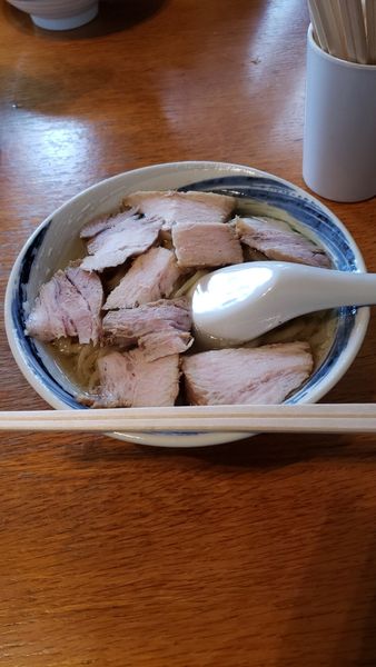 「喜多方肉そば大盛り1000円」@喜多方ラーメンcafeざくろの写真