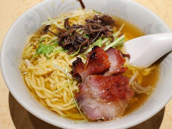 「叉焼面」@香港大飯店の写真