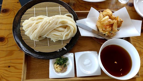 「かき揚げうどん　780円」@うどん製麺 みきやの写真