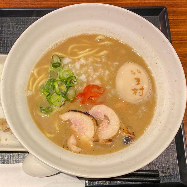 「鶏煮干しらぁめん 醤油 ¥900 味玉 ¥100」@麺や いま村の写真
