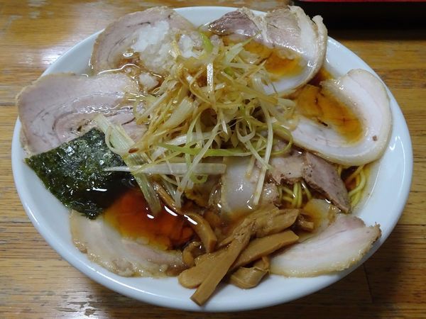 「ネギバラチャーシュー：大（1,100円）」@みんみんラーメンの写真