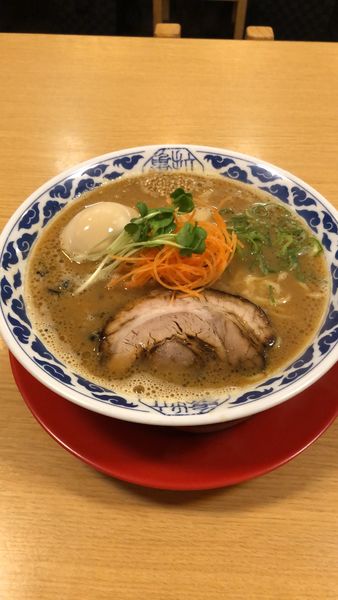 「味噌ラーメン」@九州らーめん亀王 江坂店の写真