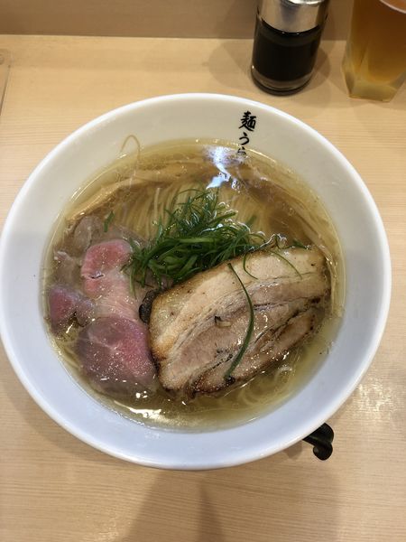 「塩SOBA、バラチャーシュー」@麺うらたの写真