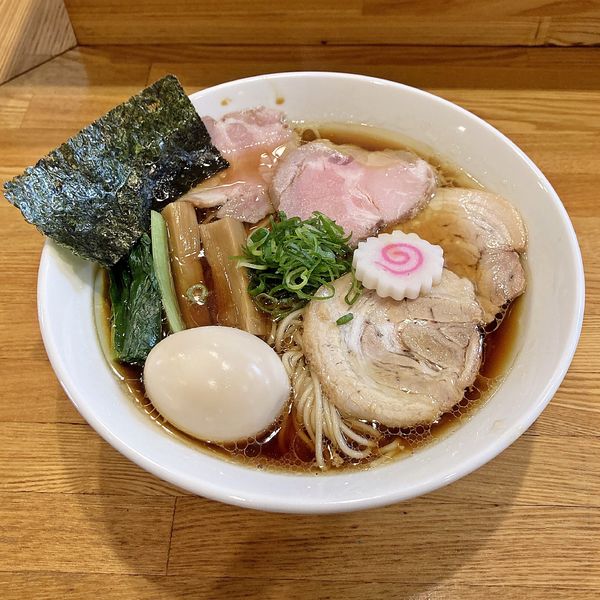 「特製軍鶏しなそば」@しなそば 天味の写真