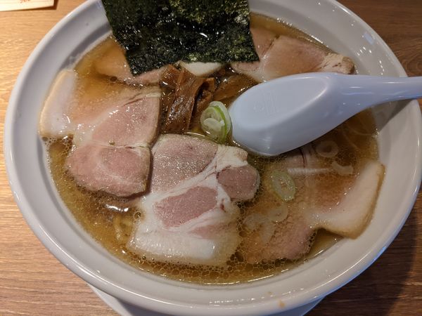 「中華そば+チャーシュー増し」@古今食堂の写真