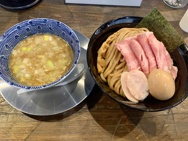 「上鶏つけそば」@自家製麺 オオモリ製作所の写真