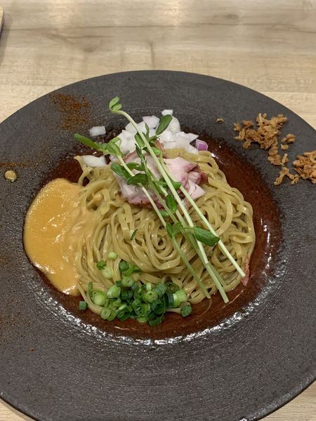 「【替玉2】鮟肝のソース 350円」@論露に不二の写真