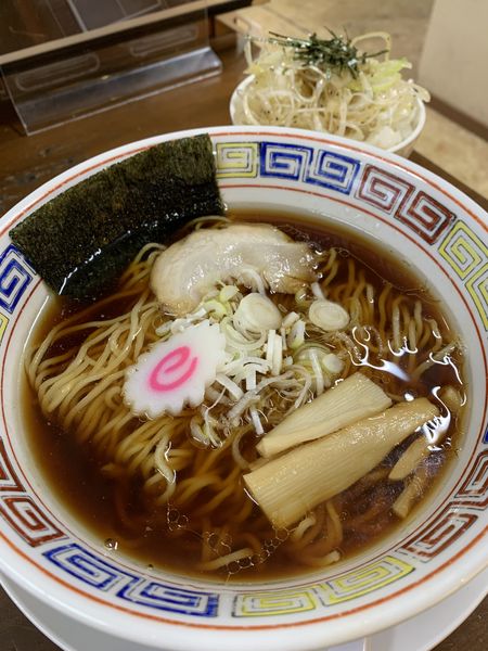 「ラーメン700円 ＋ネギ丼350円」@まこちゃんラーメン道楽の写真
