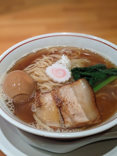 「味玉煮干中華そば」@中華そば 山下の写真