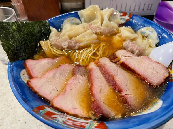「チャーシューミックスワンタン麺1700円」@たんたん亭の写真