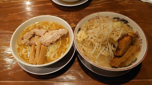 「豚そば、中華そば」@つけめん・豚そば 活龍 牛久店の写真