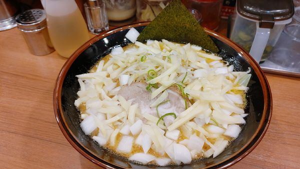 「味噌ラーメン大・大盛券(硬め濃いめ多め)￥1,050」@横浜家系ラーメン まくり家 川崎店の写真