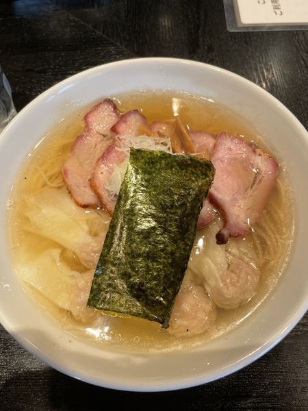 「塩チャーシューワンタンメン¥1,200」@支那ソバ 小むろの写真