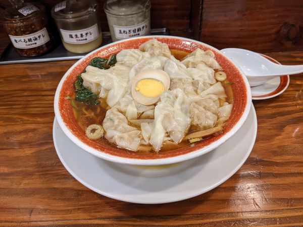 「広州わんたんめん（醤油）」@広州市場 西新宿店の写真