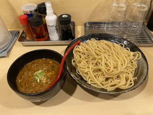 「爆裂牛すじつけ麺」@北海道味噌 あさ陽の写真
