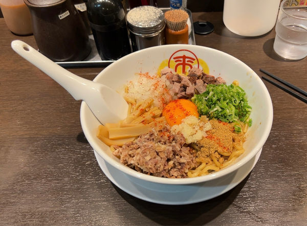 「まぜそばR」@来来亭 千葉花見川店の写真