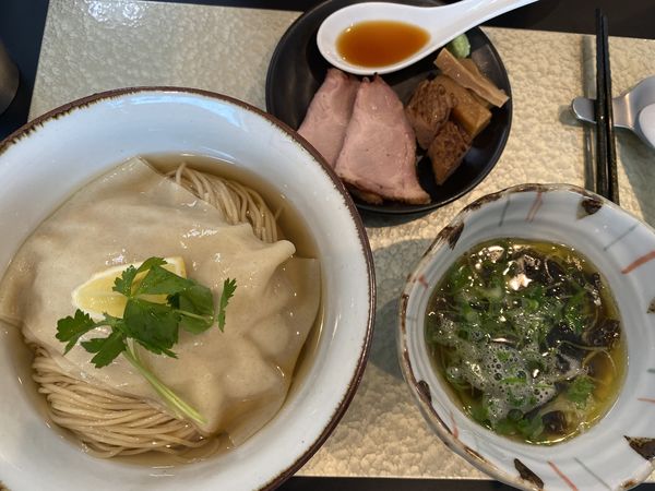 「巴醤油のつけ麺」@麺屋さすけ 本店の写真