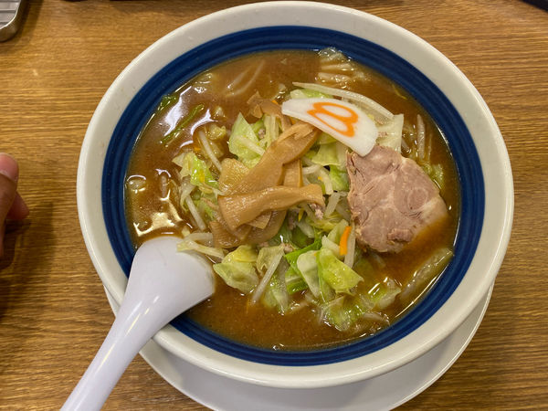 「野菜らーめん味噌 ¥682」@8番らーめん 金沢駅店の写真