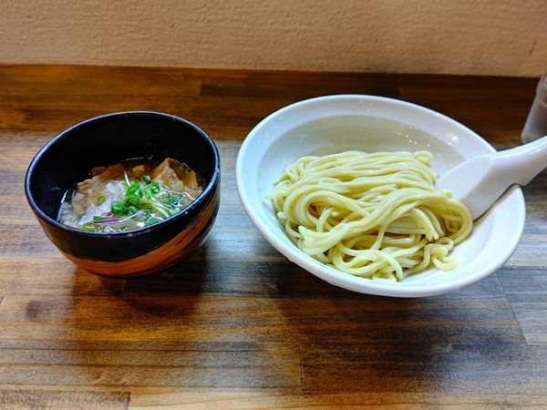 「肉汁つけ麺(大盛・200g)850円→500円」@麺屋 承太郎の写真
