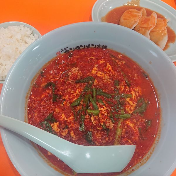 「タンタンメンBセット1100円、鬼辛30円、ニラ150円」@元祖ニュータンタンメン本舗 宮野木店の写真