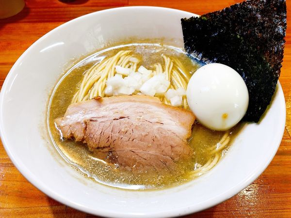 「白醤油（850円）、味玉（150円）、和え玉（200円）」@煮干中華ソバ イチカワの写真