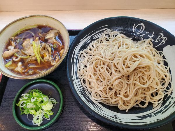 「肉舞茸せいろ・大盛」@ゆで太郎 長者町店の写真