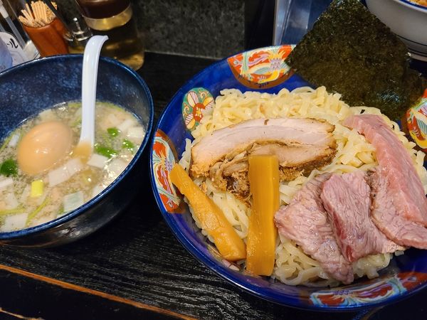 「カマトロ蟹出汁塩つけそば」@塩そば 桑ばらの写真