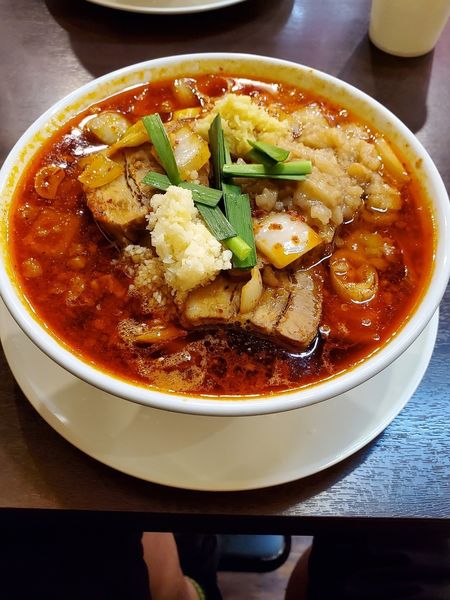 「ウマ辛スタミナ濃厚中華そば」@濃厚中華そば スタミナ軒の写真