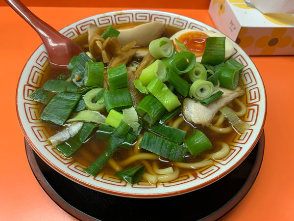 「中華そば（中）＋味玉」@麺屋7.5Hz+ 梅田店の写真