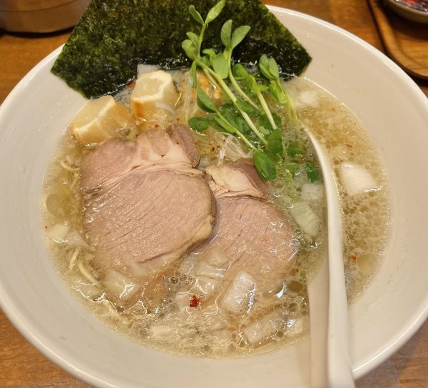 「淡麗豚そば」@まんかい 福島本家の写真