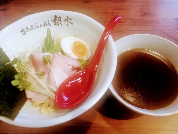 「淡麗醤油つけ¥850」@古民家らぁめん銀水の写真