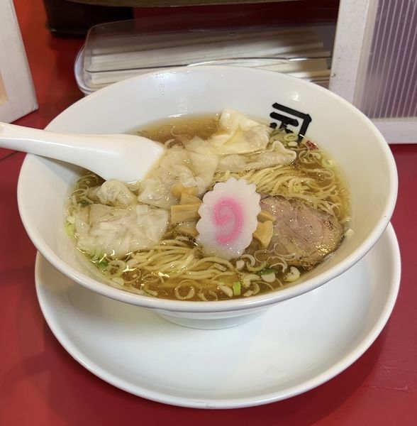 「わんたん麺」@煮干らー麺 カネショウ 新検見川の写真