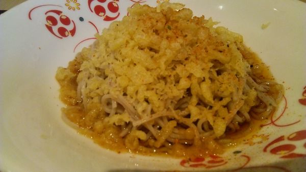 「冷したぬきそば 430円」@いろり庵きらく 市川店の写真